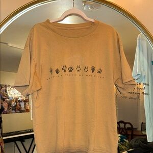 Brown Graphic T-Shirt